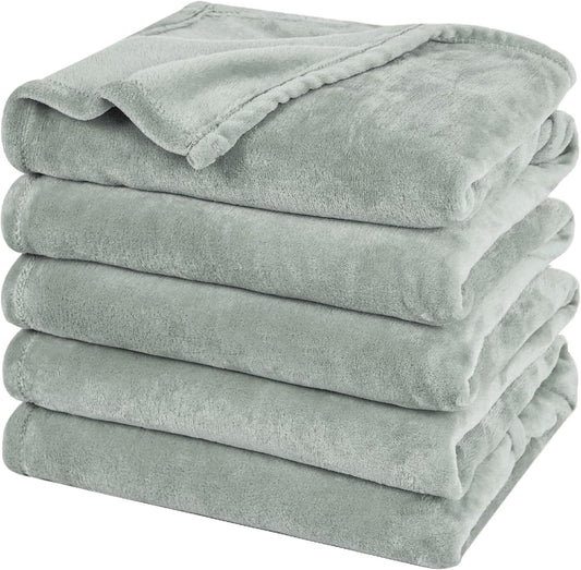 PHF Oversized King Fleece Blanket 120"x120", No Shed No Pilling Big Soft Blanket, Extra Large 10'x