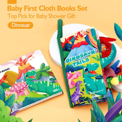 hahaland Baby Books 0-6 Months,Infant Tummy Time Toy High Contrast Sensory Toys 6 to 12 Months Touch Feel Book Baby Gifts for Boy Girl 0-3 Month Book Early Learning Toy (Single Book)