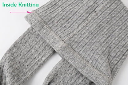 CHUNG Toddler Little Girls Cotton Tights Footed Thick Winter Cable Knit Legging Pantyhose Stocking