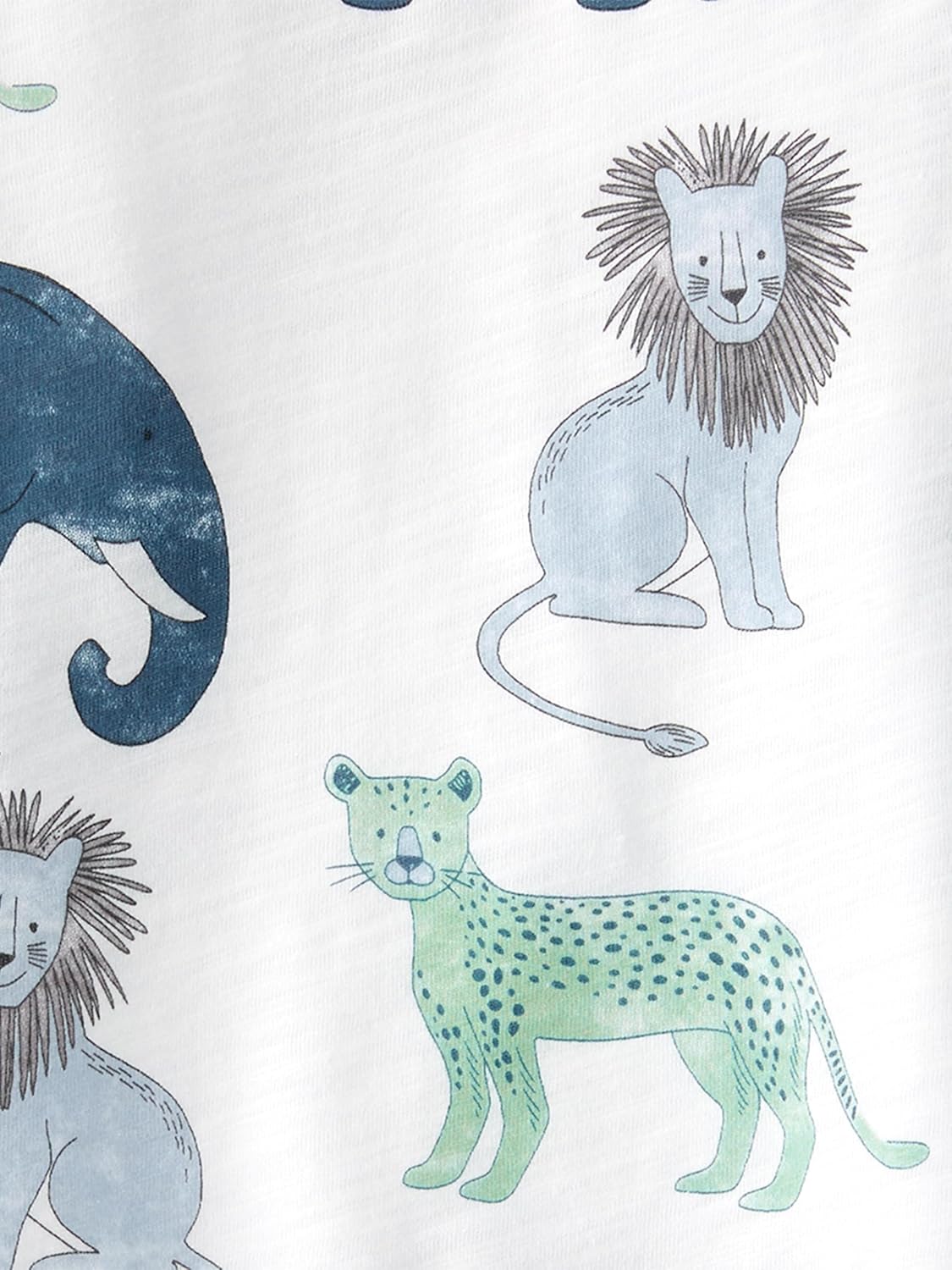 little planet by carter's unisex-baby 2-piece Organic Cotton Shortall Set, Green, 3M