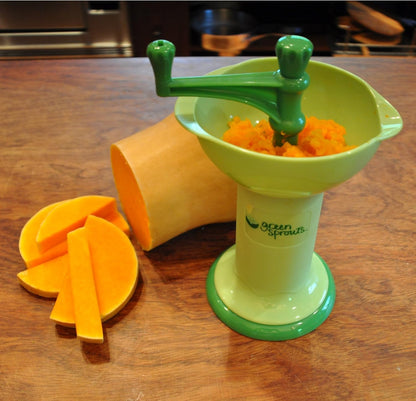 green sprouts Fresh Baby Food Mill - Easily Purees Food for Baby, Separates Seeds & Skins, Compact