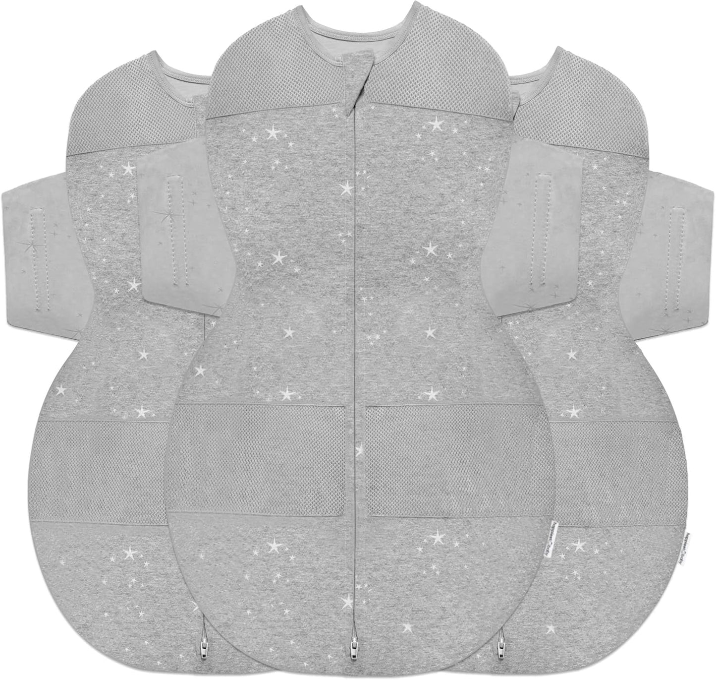 Happiest Baby SNOO Sleep Sack - 100% Organic Cotton Baby Swaddle Blanket - Doctor Designed Promotes