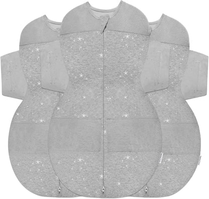 Happiest Baby SNOO Sleep Sack - 100% Organic Cotton Baby Swaddle Blanket - Doctor Designed Promotes