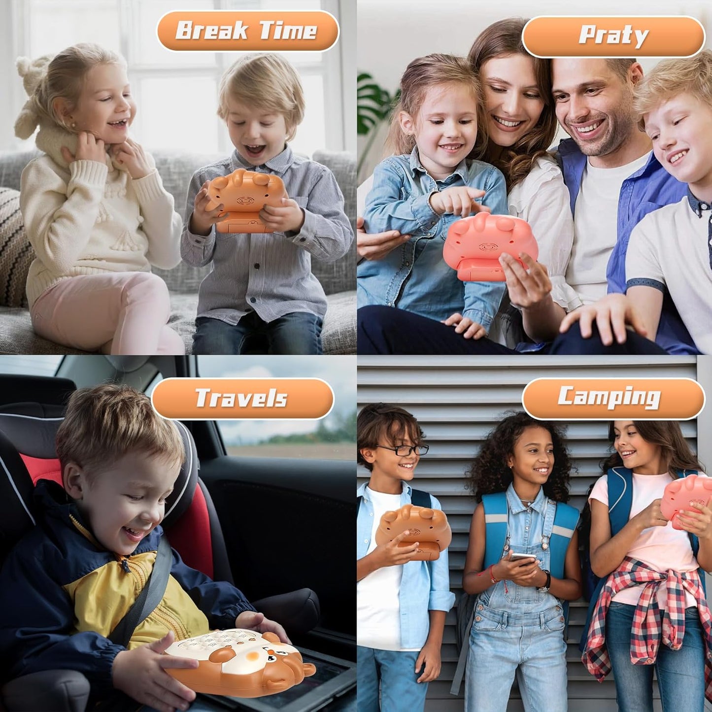 Quick Push Game Console Series Toys for Kids, Interesting Push Bubble Fidget Stress Relief Toys, Anti-Stress Toys for Boys and Girls Aged 3+