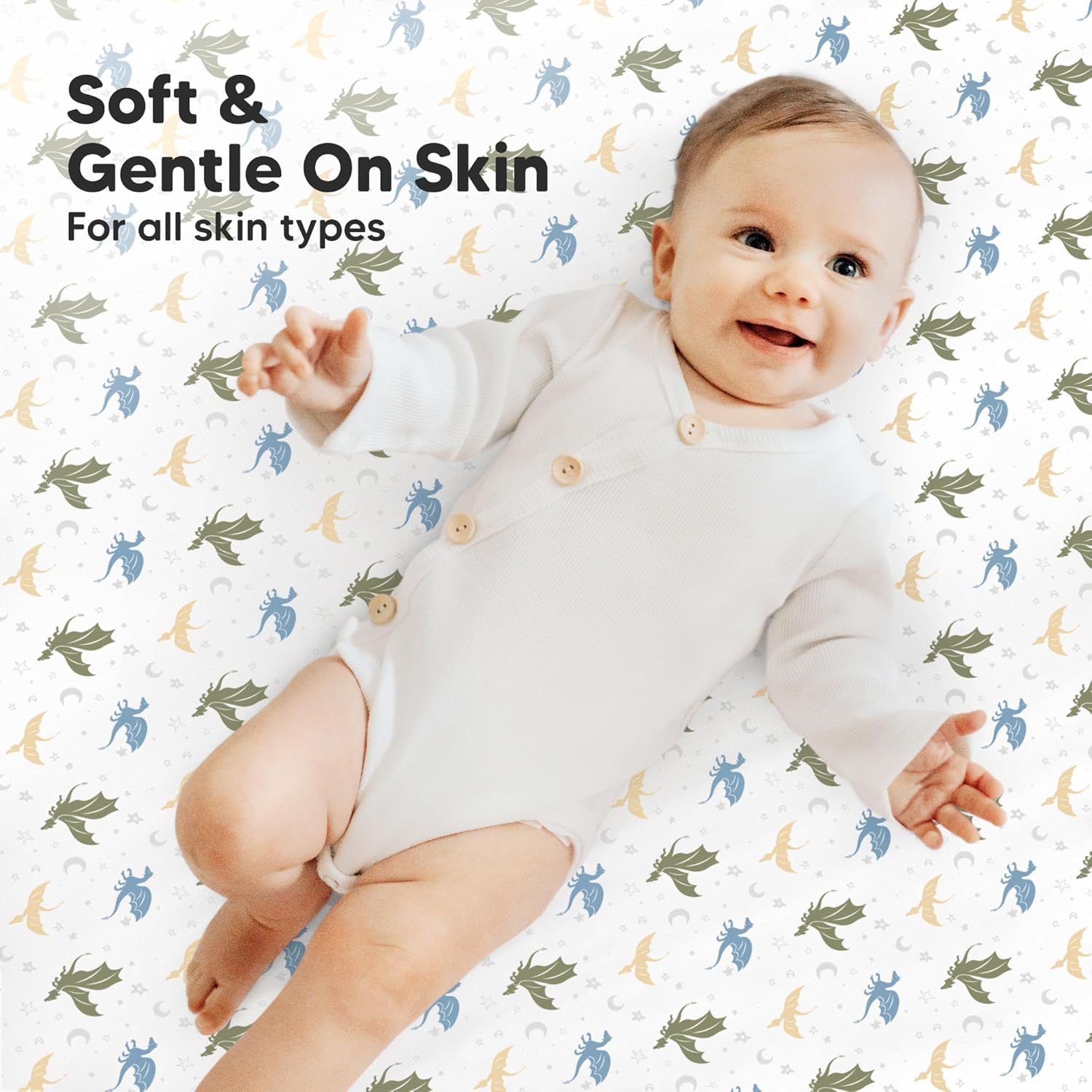 2-Pack Mini Crib Sheets Fitted - 38x26 Pack N Play Sheets for Pack and Play Mattress, Organic