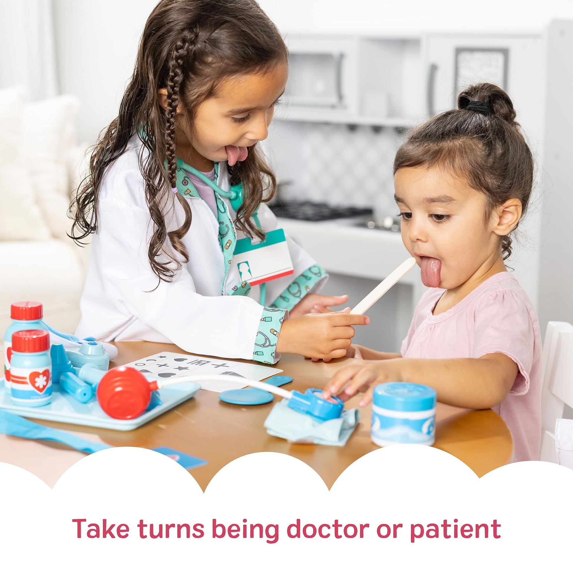 Melissa & Doug Get Well Doctor Kit, 25-Piece Toddler Doctor Play Set, Realistic Pretend Play Toys &