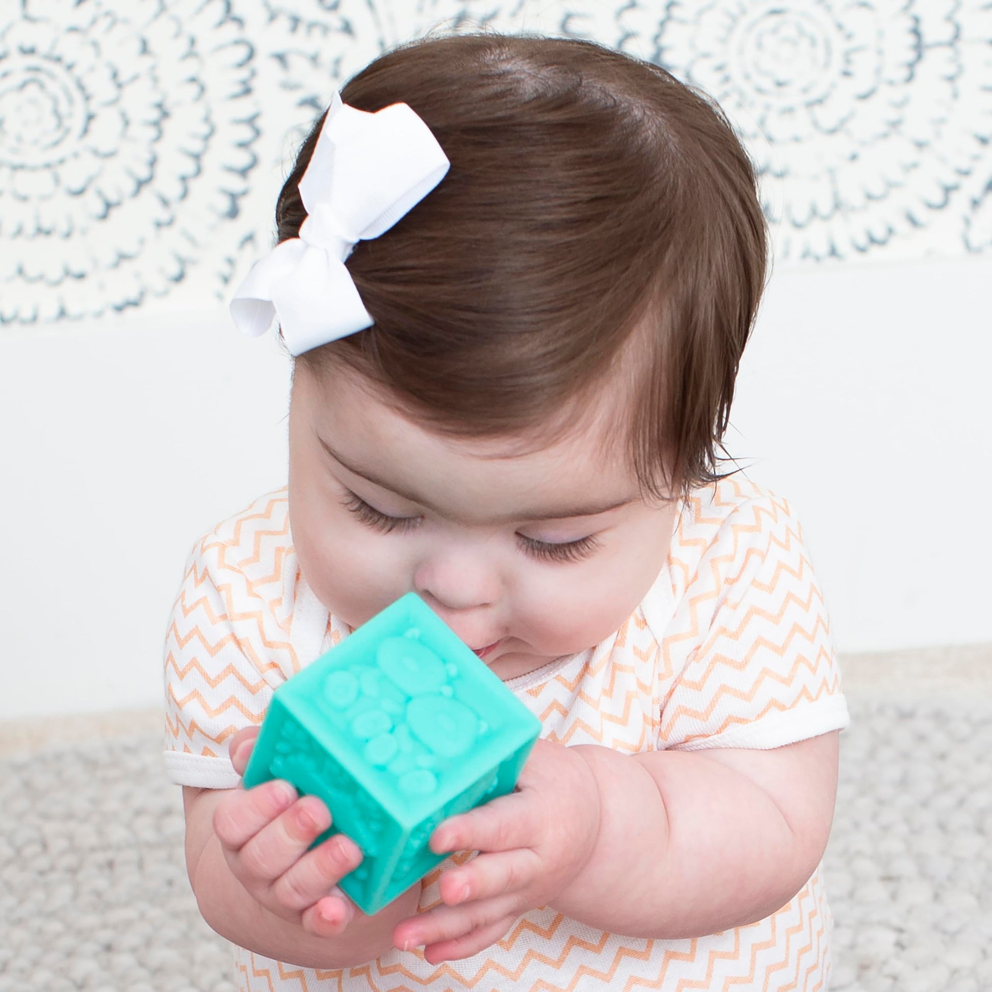 Infantino Squeeze and Stack Block Set, Soft Blocks, 6+ Months