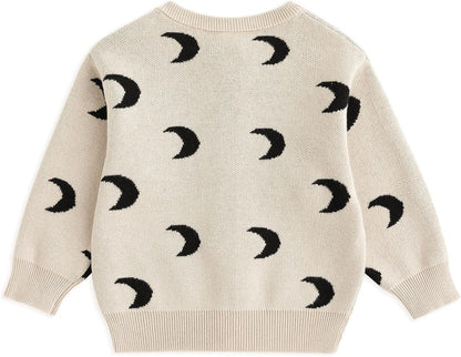 Simplee kids Baby Sweater Animal Leopard Printed Baby Cardigan for Autumn Fall…