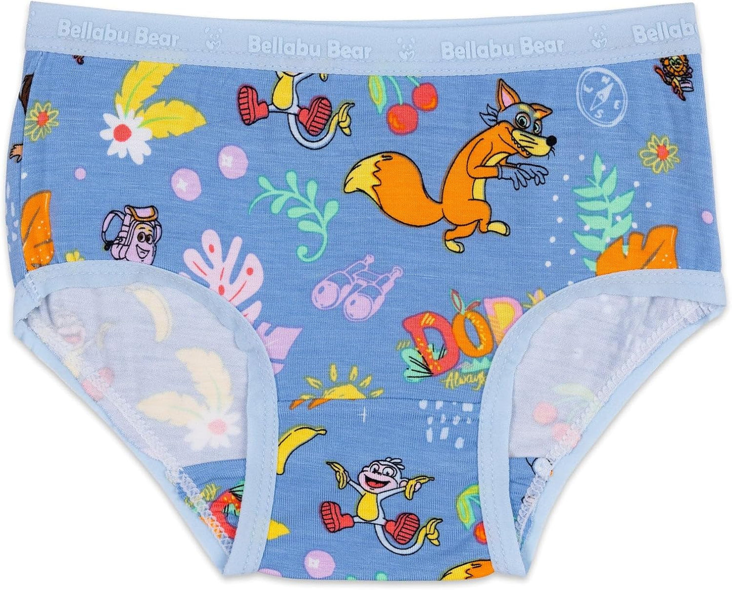 Bellabu Bear Dora Girl's Rayon from Bamboo Underwear 7-Pack