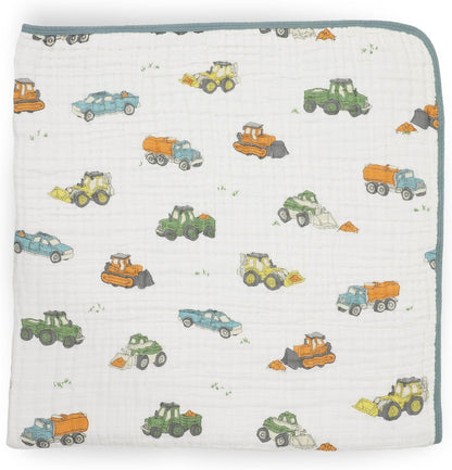 Little Unicorn Original Premium Cotton Quilt | Multi-Layered & Extra-Soft Muslin Fabric |for Babies