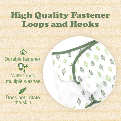 Bublo Baby Swaddles for Newborns – 3-Pack Infant Swaddles 0-3 Months – Adjustable Swaddle Sleep