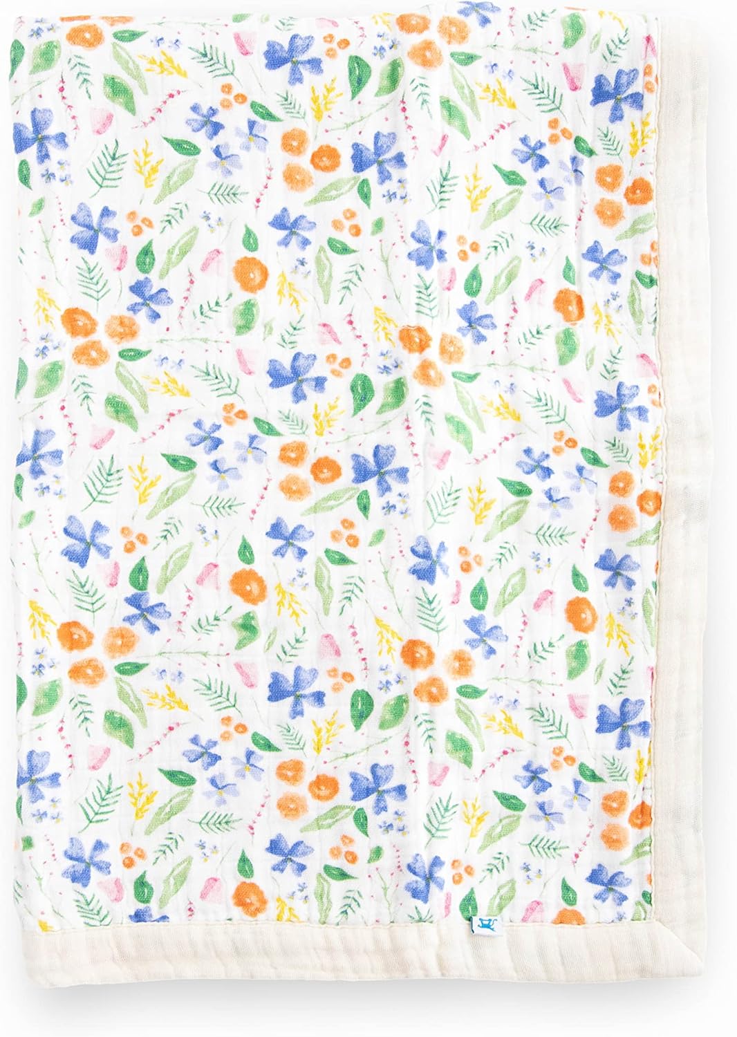 Little Unicorn Newborn Receiving Quilt | Ultra- Soft, Multi-Layered Muslin Fabric | Gift for