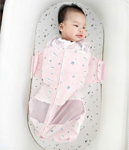 Happiest Baby SNOO Sleep Sack - 100% Organic Cotton Baby Swaddle Blanket - Doctor Designed Promotes