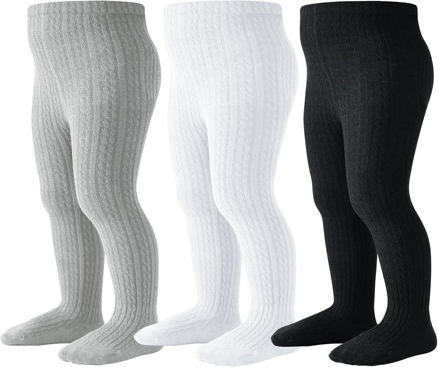 Baby Tights Toddler Stockings Tights Soft Cotton Cable Knit Baby Girl Tight Leggings Newborn Infant 0-4T