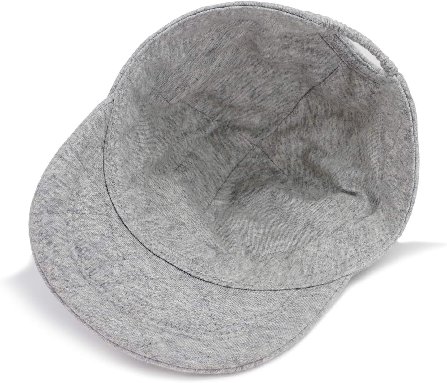 Keepersheep Baby Baseball Cap Infant Sun Hat, Cotton Knit with Soft Brim, Adjustable Soft Newborn Toddler Cap