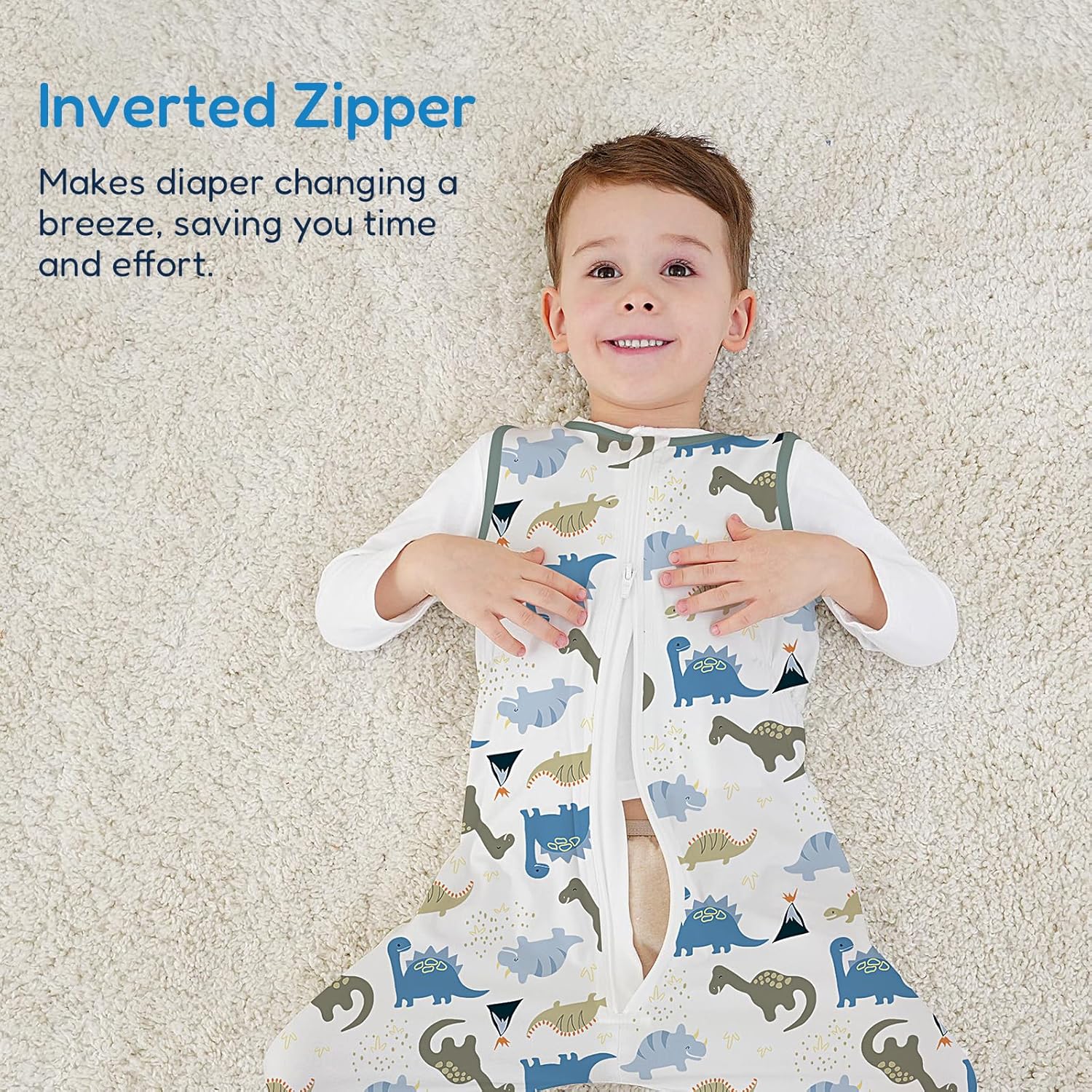 TotAha Toddler Sleep Sack with Legs, 0.5 TOG Light and Soft Baby Sleeping Bag, Walker Sleep Sack