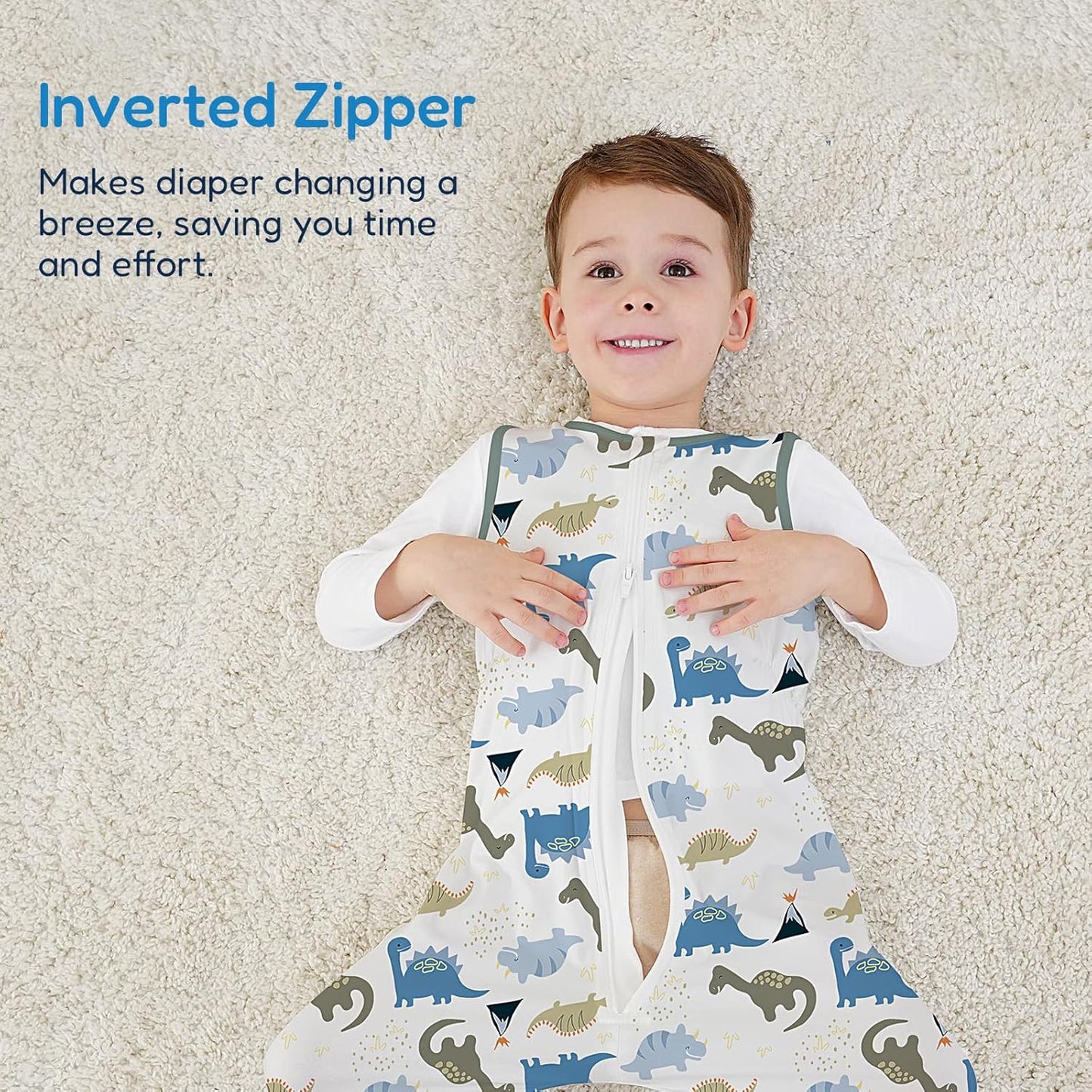 TotAha Toddler Sleep Sack with Legs, 0.5 TOG Light and Soft Baby Sleeping Bag, Walker Sleep Sack