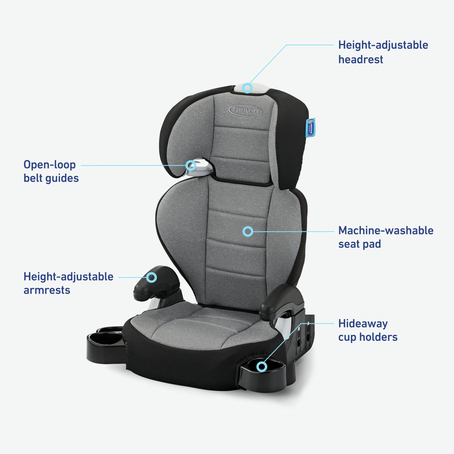 Graco TurboBooster 2.0 Highback Booster Car Seat, Declan