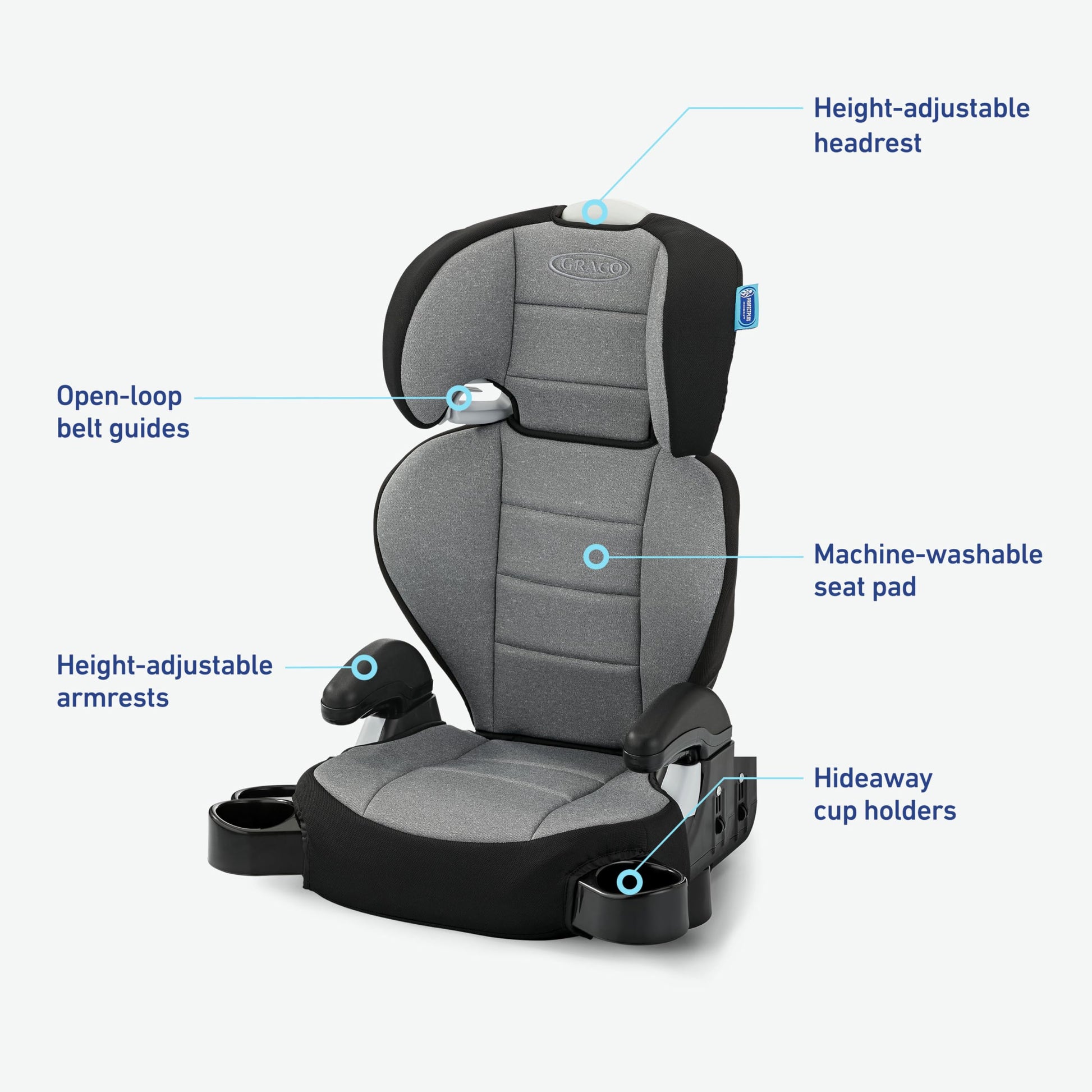 Graco TurboBooster 2.0 Highback Booster Car Seat, Declan
