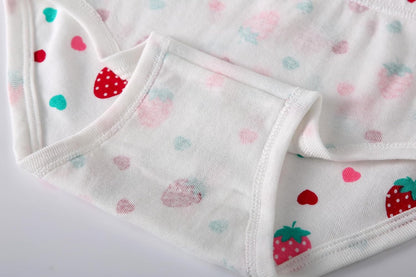 Cadidi Dinos Little Girls' Soft Cotton Underwear Kids Cool Breathable Comfort Panty Briefs Toddler Undies(Pack of 6)