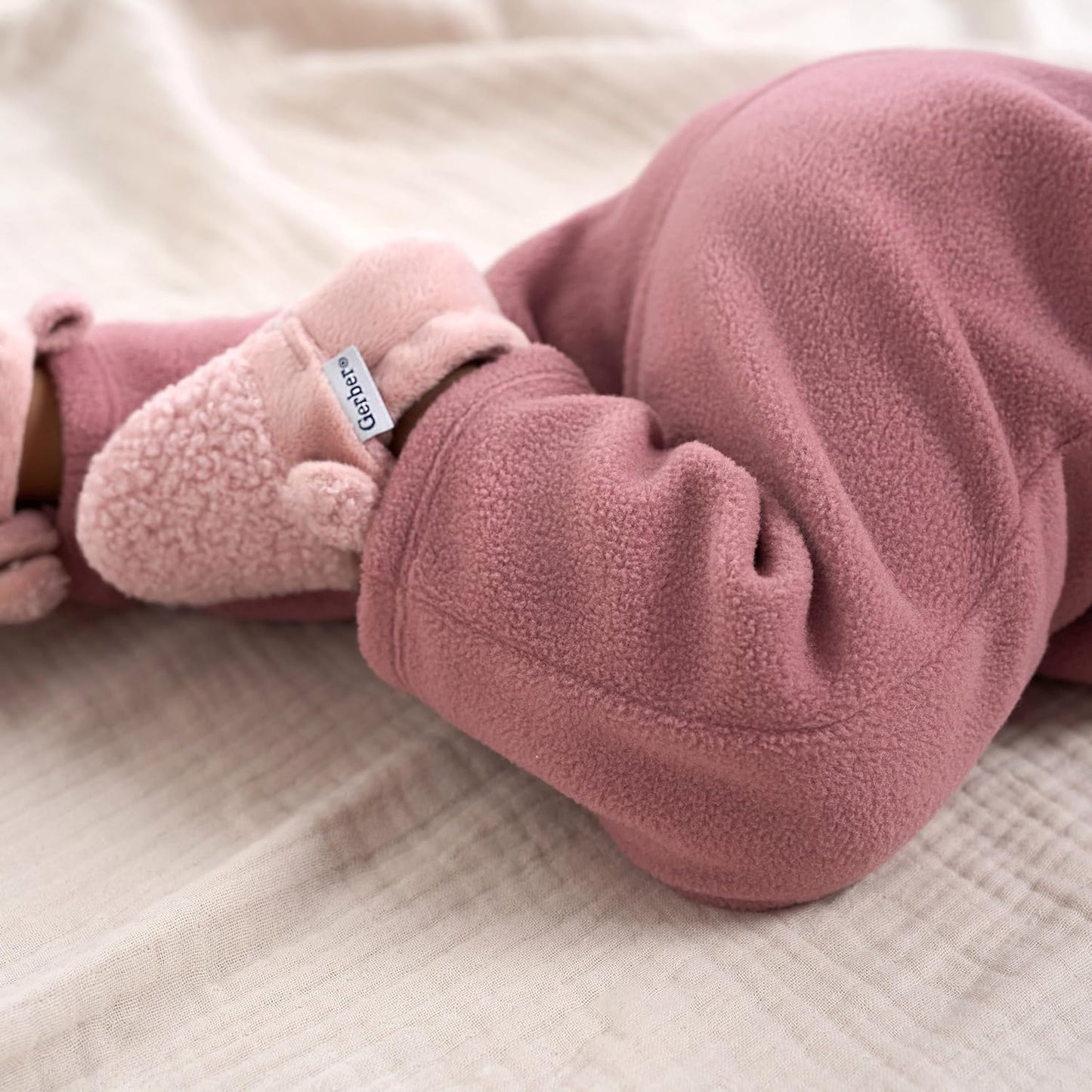 Gerber Baby Girls' 4-Pack Microfleece Pants