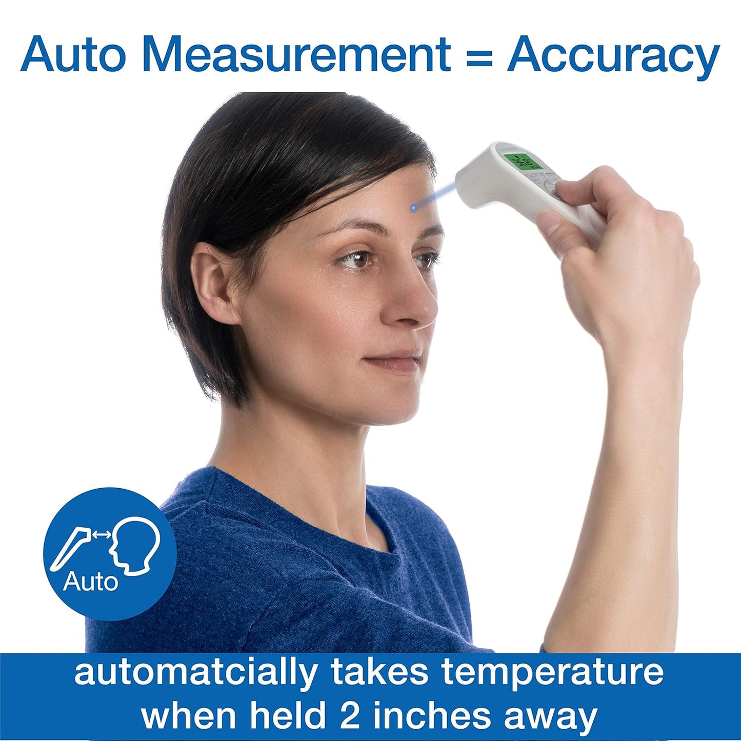 Microlife Non-Contact Forehead Thermometer, Digital Infrared No-Touch Thermometer (for Adults, Kids