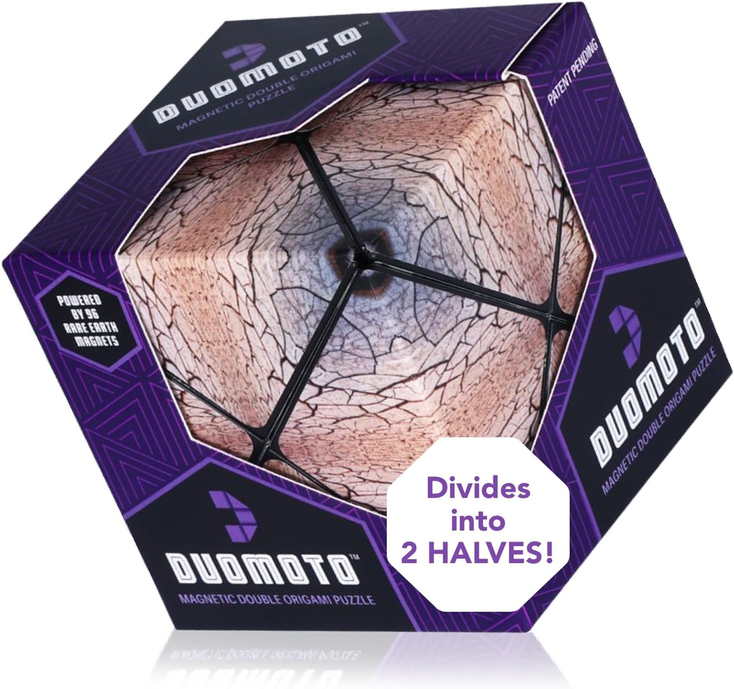 Magnetic Transforming Cube - Shape Shifting Double Creativity Puzzle w/ 96 Rare Earth Magnets