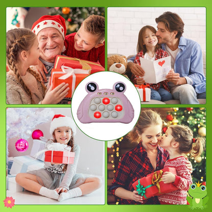 Pop It Fidget Toys Fast Push Game Handheld Game Puzzle Game for Kids 3-12 Birthday Gifts ，Sensory Fidget Toys for Kids and Adult（Pink）