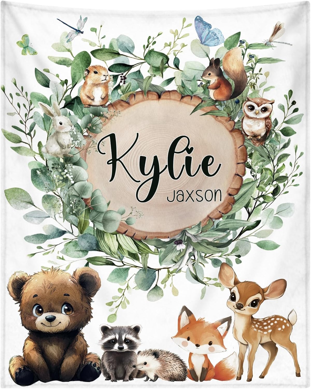 Custom Blanket for Boys Girls Personalized Baby Blanket with Name Customized Baby Gifts for