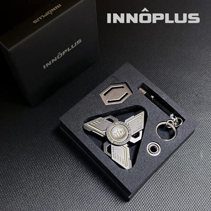 INNÔPLUS Fidget Spinner, Fidget Spinners Cool, Fidget Spinners for Kids, Stress Anxiety ADHD Relief Figets Toy, Fidget Light Up Spinner, Metal Finger Hand Spinner Toy with Luminous Light
