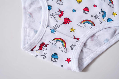 Family Feeling Little Girl Underwear Toddler Panties Big Kids Undies Soft 100% Cotton
