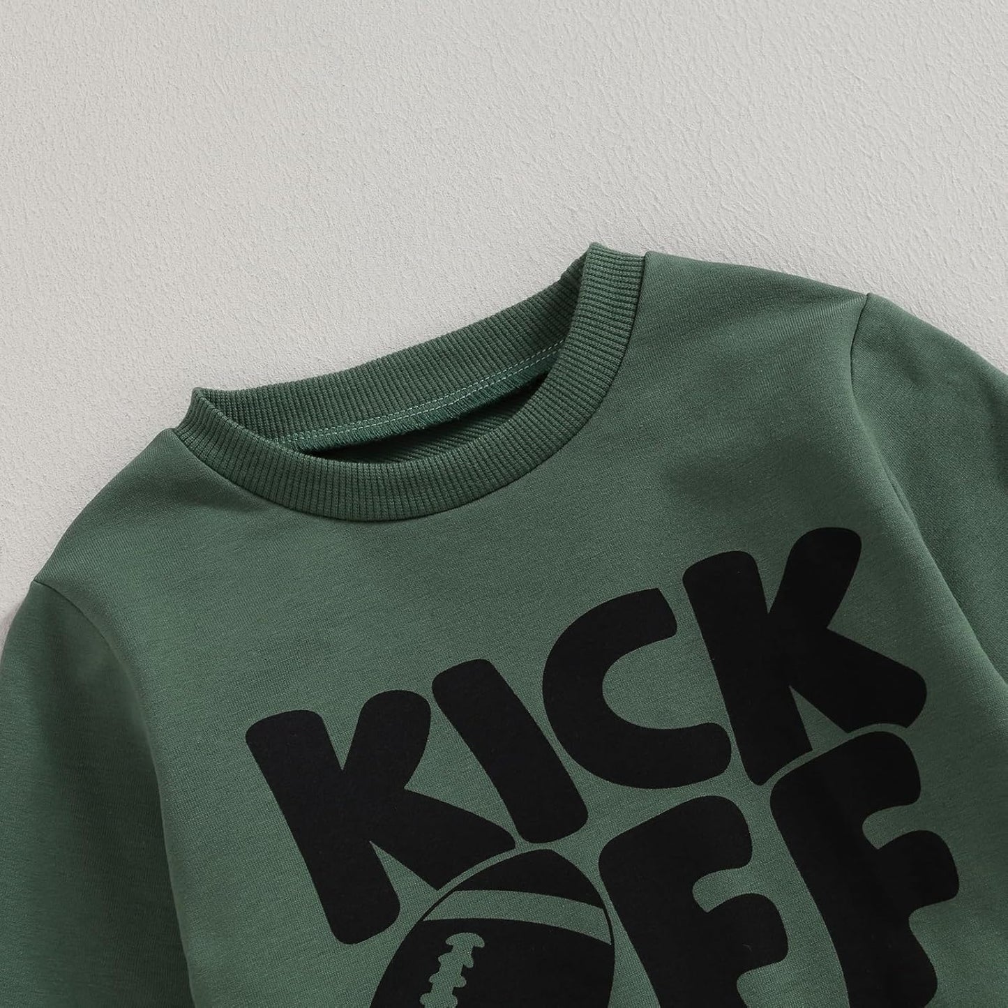 Kupretty Toddler Baby Boy Fall Winter Clothes Color Block Long Sleeve Sweatshirt Pullover Tops + Joggers Pants Outfit Set