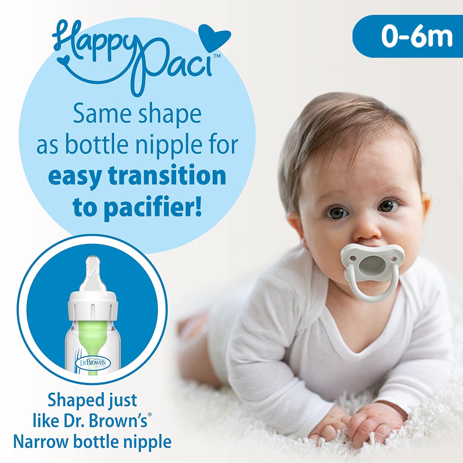 Dr. Brown's Natural Flow Anti-Colic Options+ Narrow Breast to Bottle Pump & Store Feeding Set with