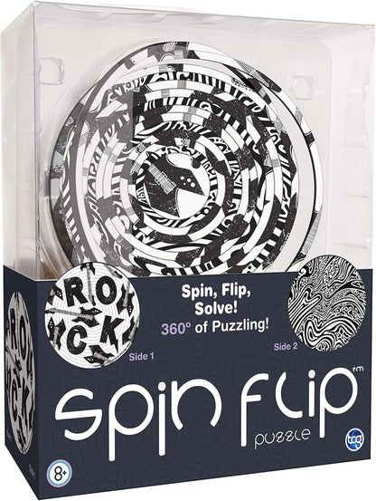 Spin Flip Puzzle - Hypnotic - Spin it, Flip it, Solve it! for Those who love brain teasers! Adult Fidget Toy. Great Gift for Mom, Dad, Teens, Men and Women