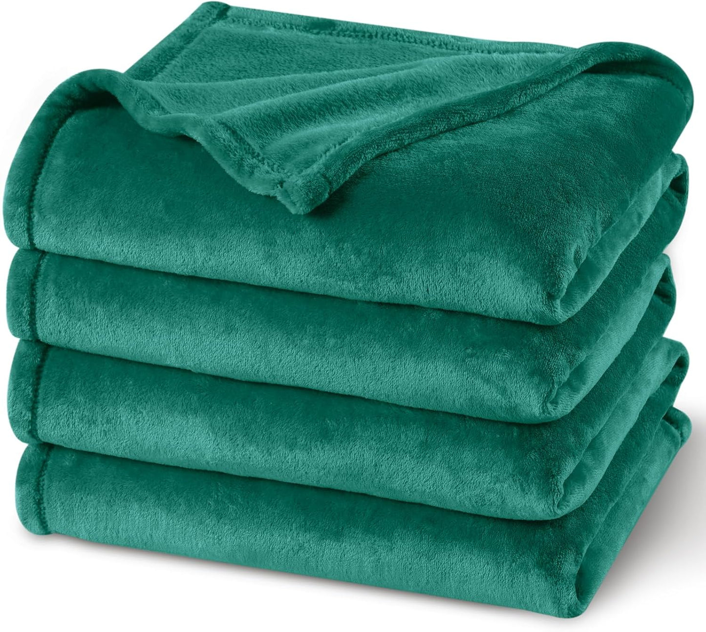 PHF Ultra Soft Fleece Blanket King Size, No Shed No Pilling Luxury Plush Cozy 300GSM Lightweight