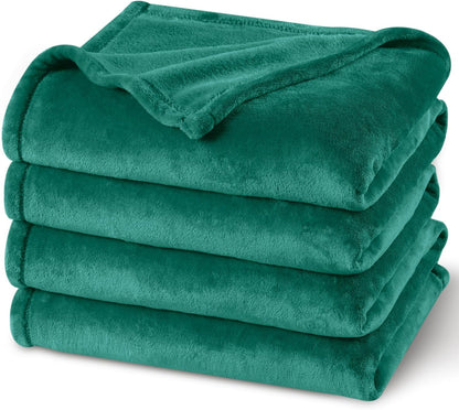 PHF Ultra Soft Fleece Blanket King Size, No Shed No Pilling Luxury Plush Cozy 300GSM Lightweight