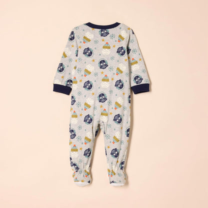Amazon Essentials Disney | Marvel | Star Wars Unisex Babies' and Toddlers' Snug-Fit Cotton Footed Pajamas, Multipacks