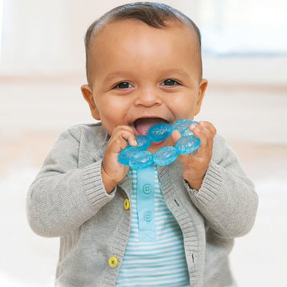 Infantino Water Teethers, Cooling & Massaging Relief, Lime/Blue, 3-Pack