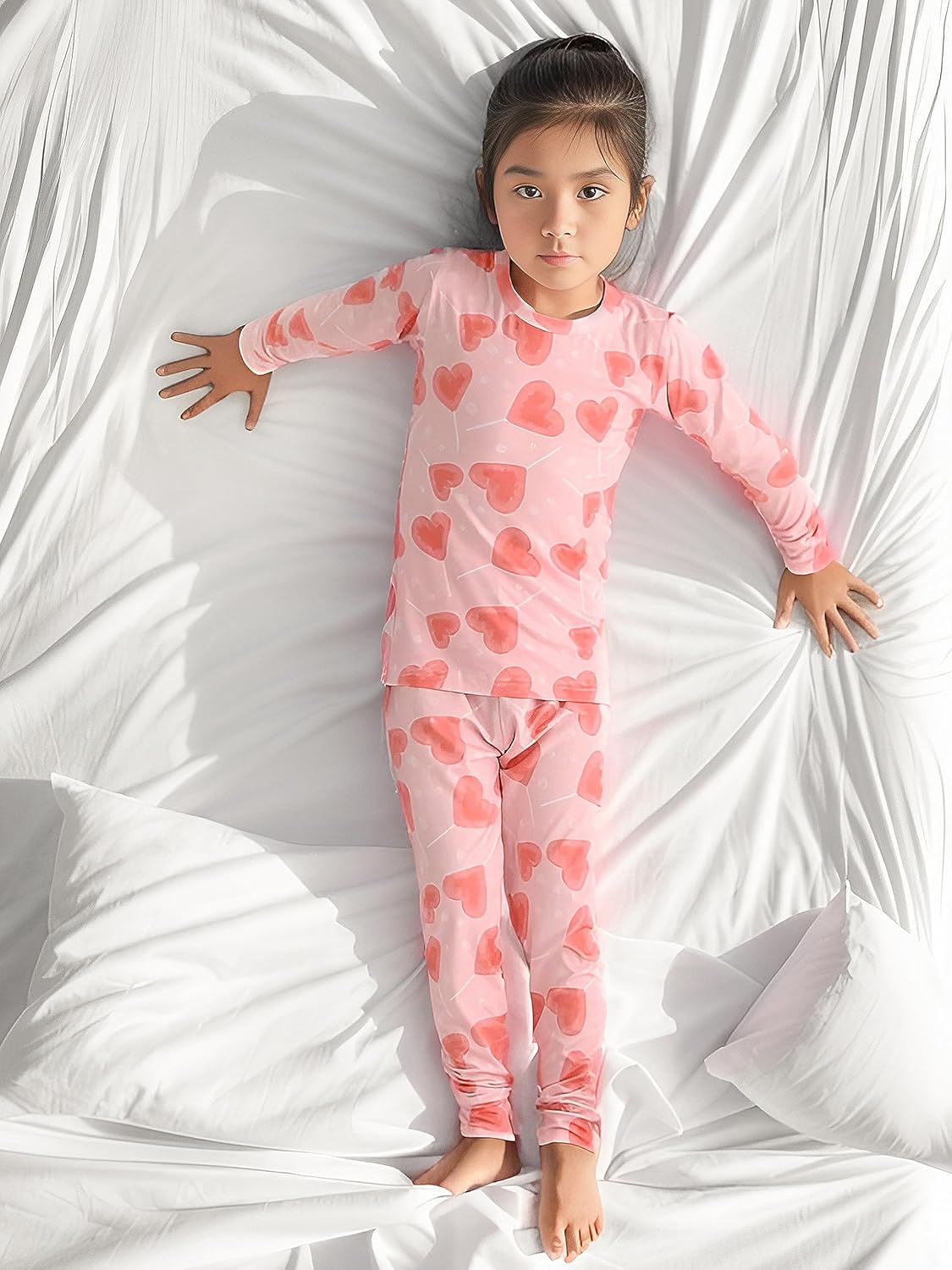 BABY 2T-10Y Toddler Kids Girls Boys Soft Comfy Viscose 2pcs Set Long Sleeve Plain Shirts and Pants Sets