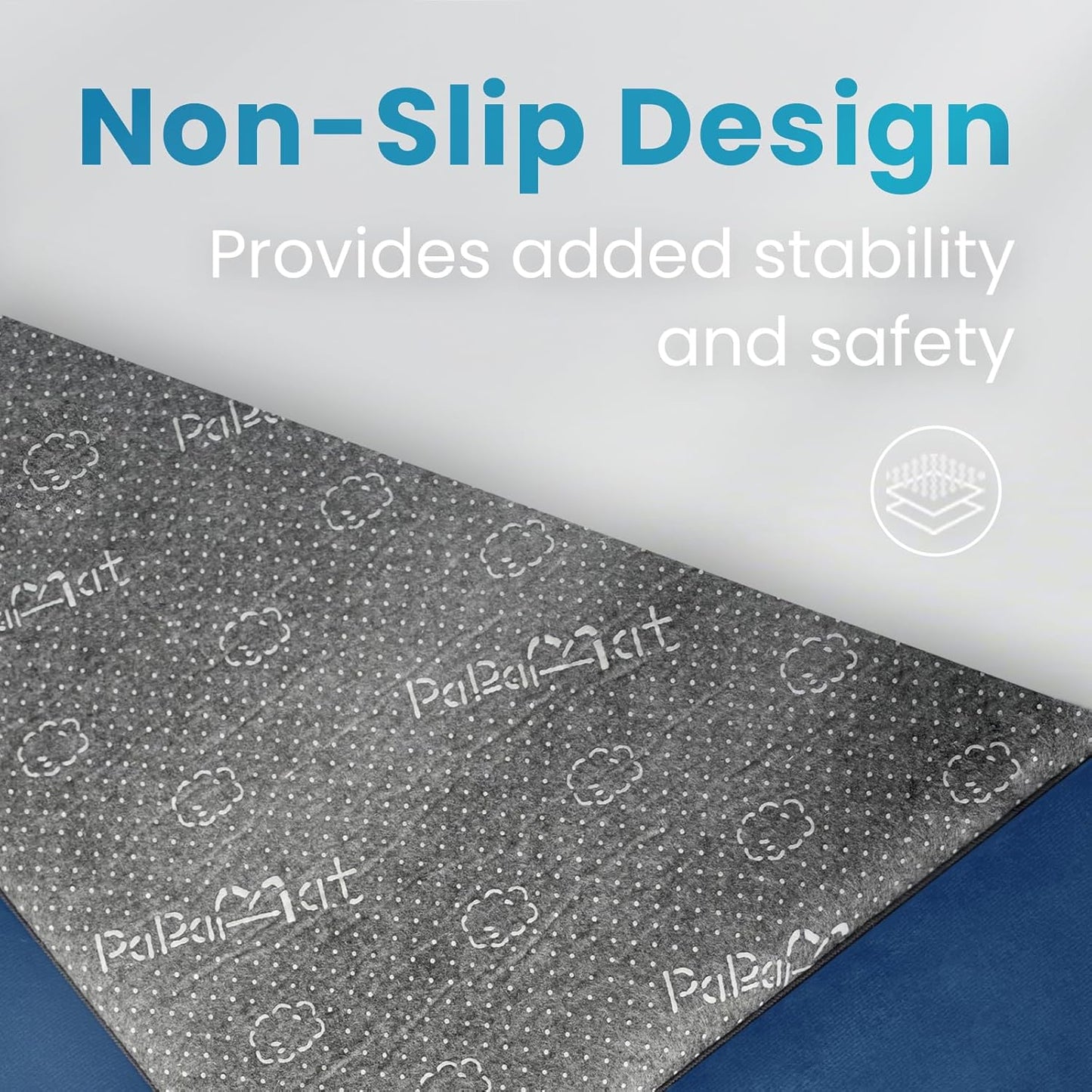 Ultra Soft Baby Play Mat,79"×158" Extra Large Activity Tummy Time Mat for Toddlers,Infants,Kids,Extra Thick Elasti-Foam Nursery Rug for Floor,Non-Slip Safe for Crawling,Water-Repellent(Royal Blue)