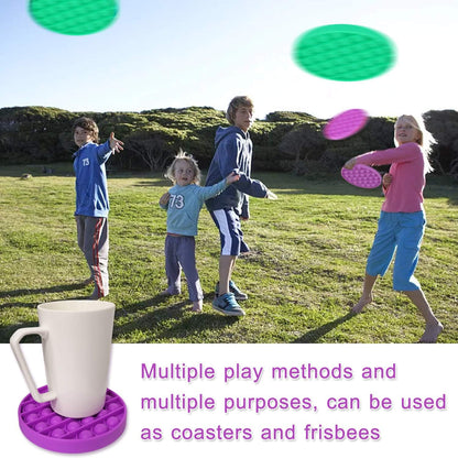 Sensory Fidget Toys, Silicone Squeeze Decompression Toy Games, Stress Relief Toys for Adults Funny Toy for Age 6+ Kids Teens, 3PCS