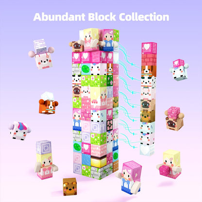 GobiDex 100PCS Magnetic Blocks Kid Building Toys for 3+ Years Old Girls, Upgraded STEM Sensory Gifts for Princess, Kids Magnets Game for Toddler