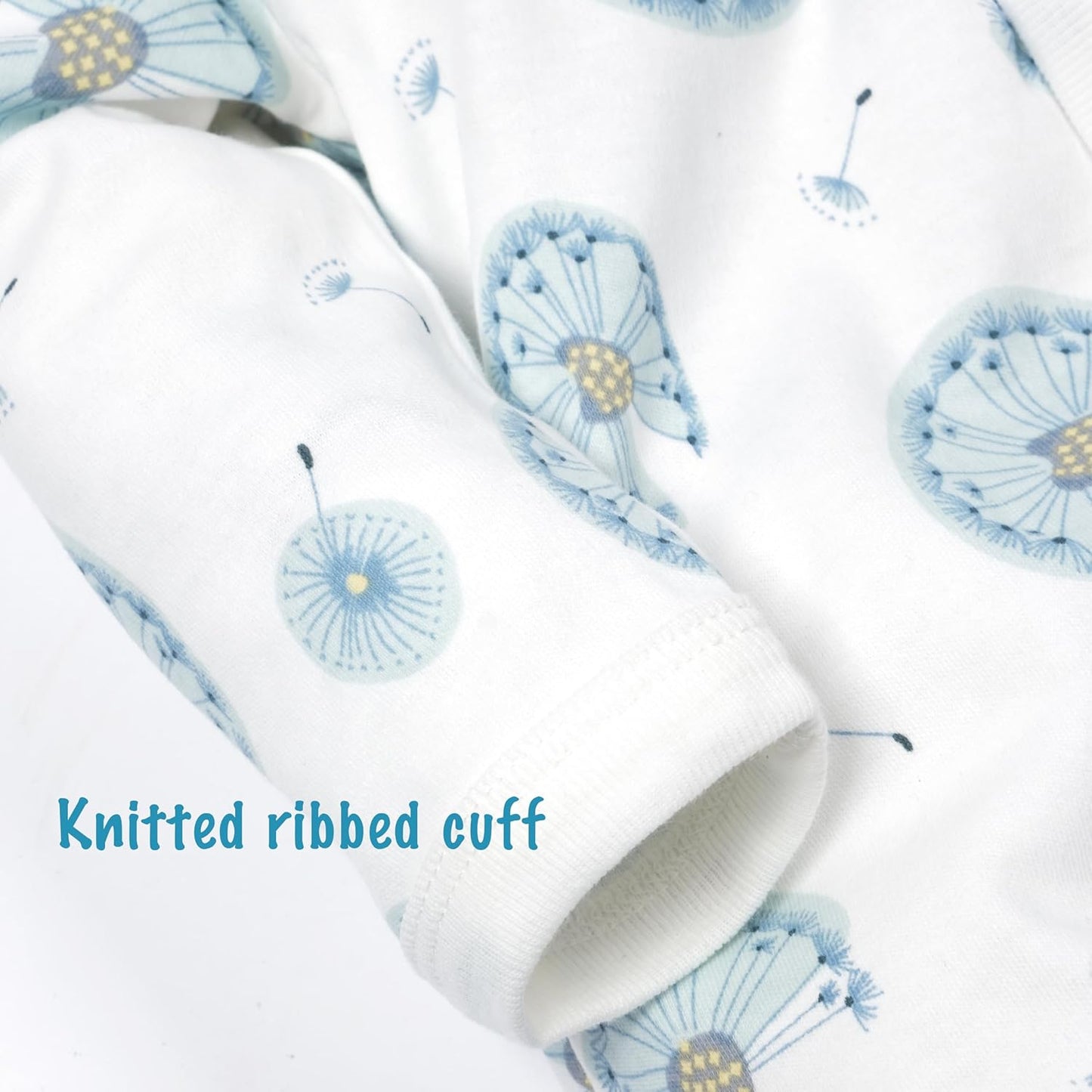 Baby Boys Girls Cotton Footies Multi Pack Long Sleeve Baby Footed One-Piece Jumpsuit Multi Pack