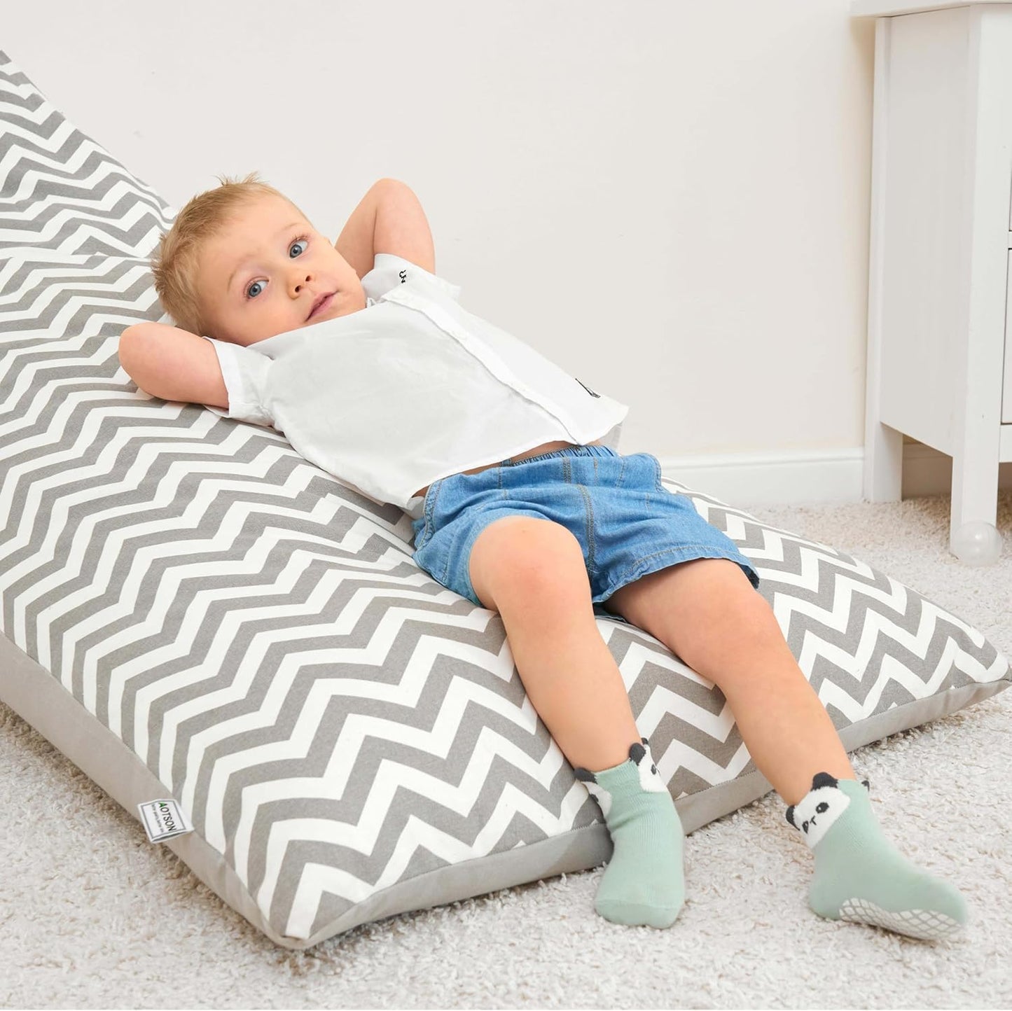 Baby Non Slip Ankle Socks with Grippers for 0 Months-7 Years Old Walking Socks