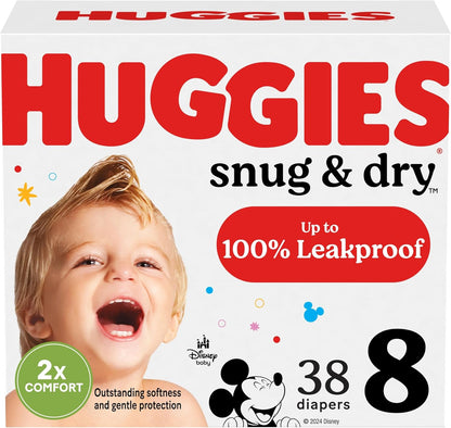 HUGGIES SNUG&Dry GIGA JRPK Diaper SZ8 38
