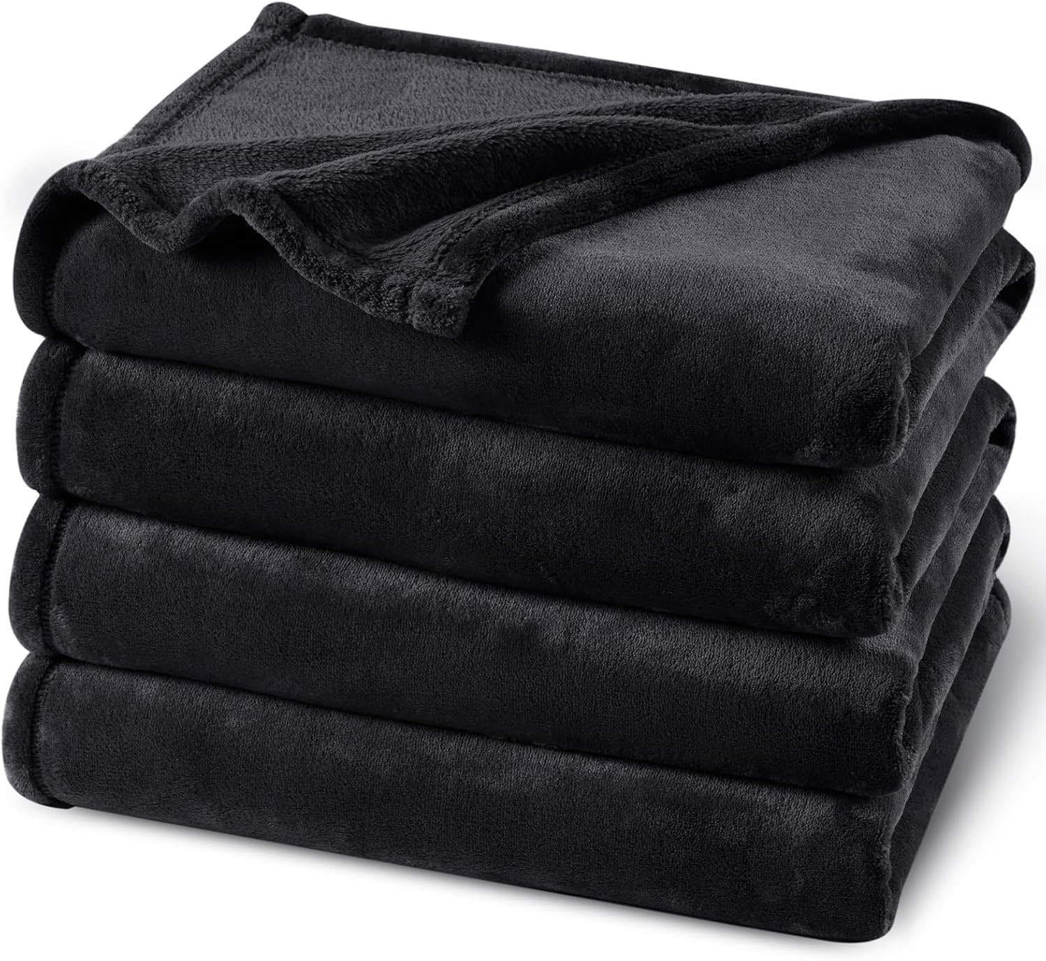 PHF Ultra Soft Fleece Blanket Twin Size, No Shed No Pilling Luxury Plush Cozy 300GSM Lightweight