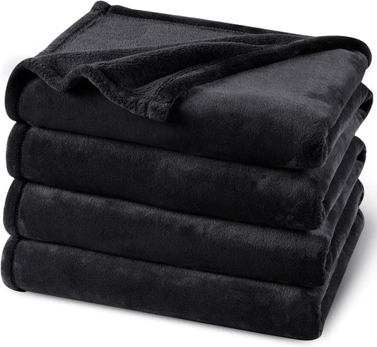 PHF Ultra Soft Fleece Blanket Twin Size, No Shed No Pilling Luxury Plush Cozy 300GSM Lightweight