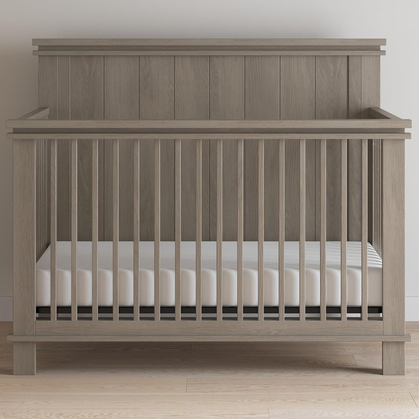 Child Craft Denman 4-in-1 Convertible Crib, Baby Crib Converts to Day Bed, Toddler Bed and Full