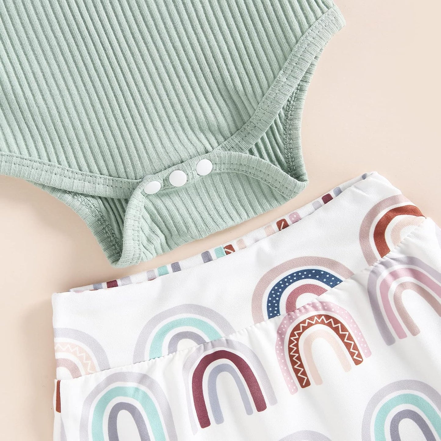 fhutpw Baby Girl Clothes Summer Cute Outfits 3 6 12 18 Months Spaghetti Strap Romper & Floarl Shorts Sets