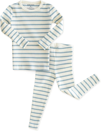 AVAUMA Baby Boys Girls Pajama Set 6M-7T Kids Cute Toddler Snug fit Pjs Cotton Sleepwear